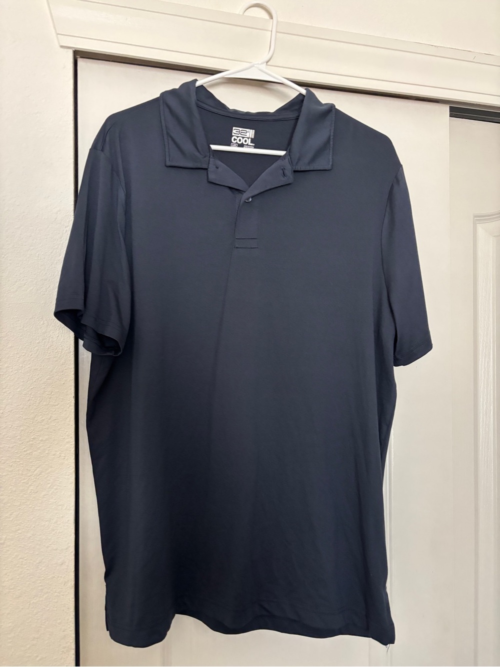 32 Degrees Men's Dark Blue Performance Polo